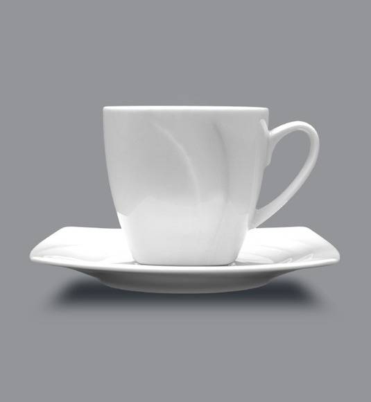 LUBIANA CELEBRATION Komplet 6 Filiżanek 200 ml + spodki / 12 el / 6 os / porcelana