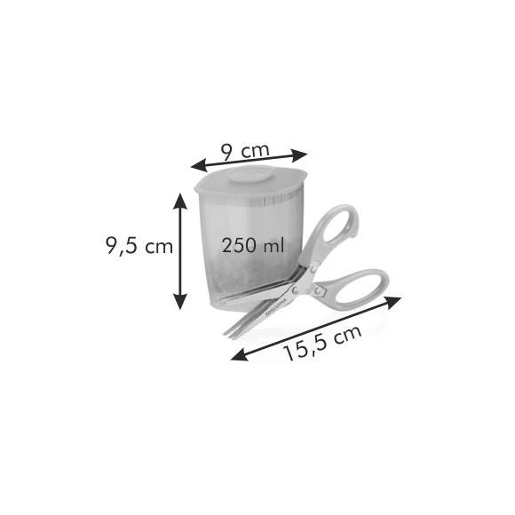 TESCOMA PRESTO Nożyczki do ziół, z pojemnikiem, 888221.00