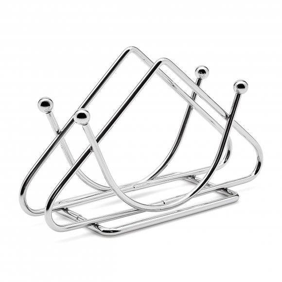 TADAR Serwetnik trójkątny chromowany 14 x 5,5 cm