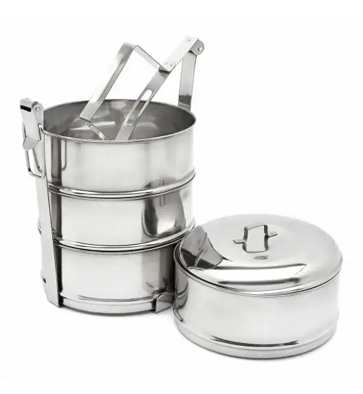 TADAR Pojemnik obiadowy / menażka 16 cm / 4 pojemniki