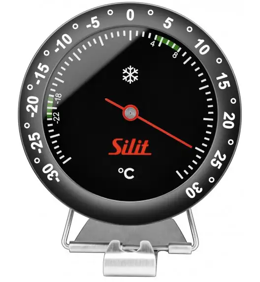 SILIT SENSERO Termometr do lodówki, stal nierdzewna, 0022507601.
