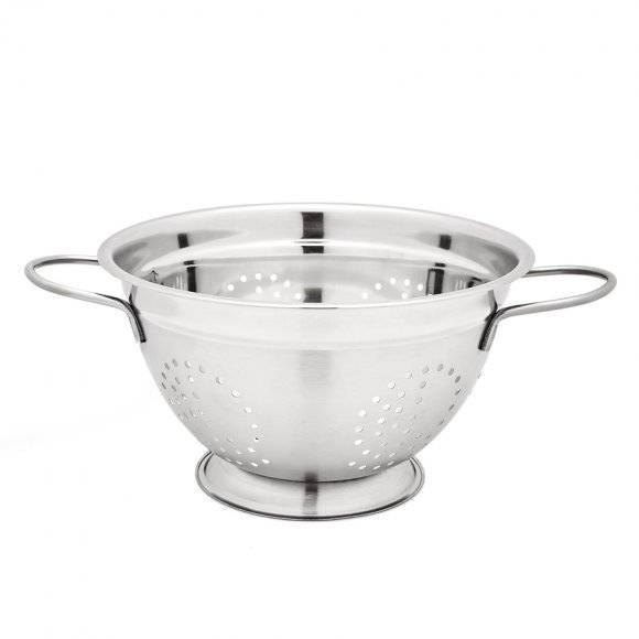 TADAR GERMAN Cedzak / durszlak z uchwytami na nóżce 24 cm.