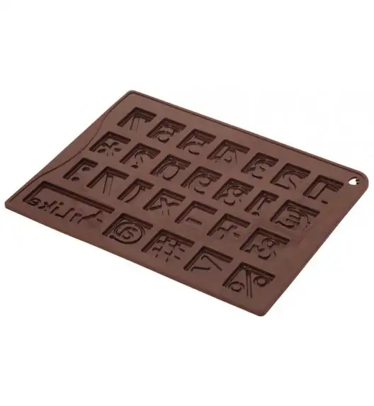 PAVONIDEA Forma na czekoladowe pralinki / cyferki / Btrzy