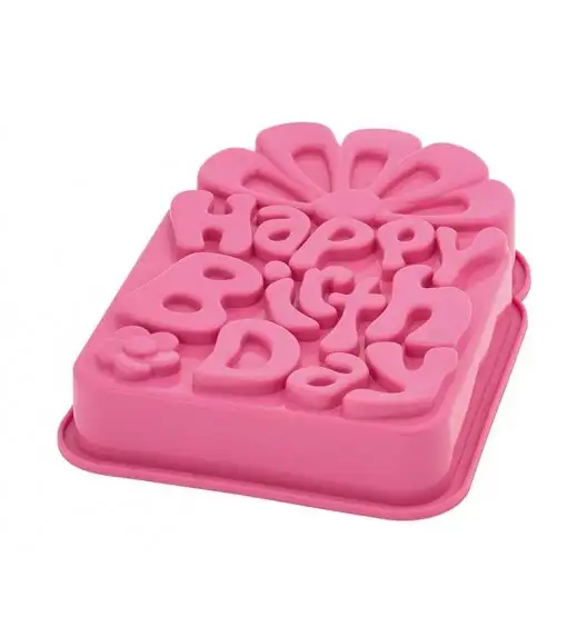 PAVONIDEA HAPPY BIRTHDAY forma na ciasto lub tort / silikon