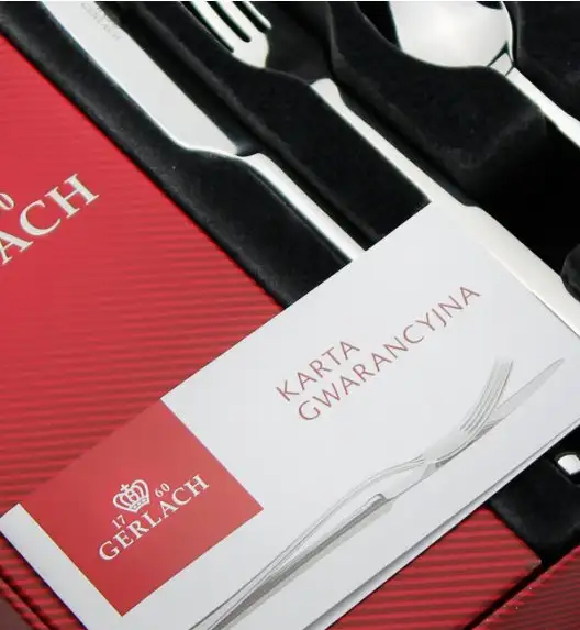 Gerlach Modern Sztućce Komplet 48 el (2x24) pudełko / 12 osób / połysk