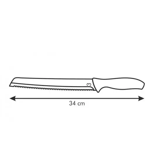 TESCOMA SONIC Nóż do chleba 20 cm, 862050.00