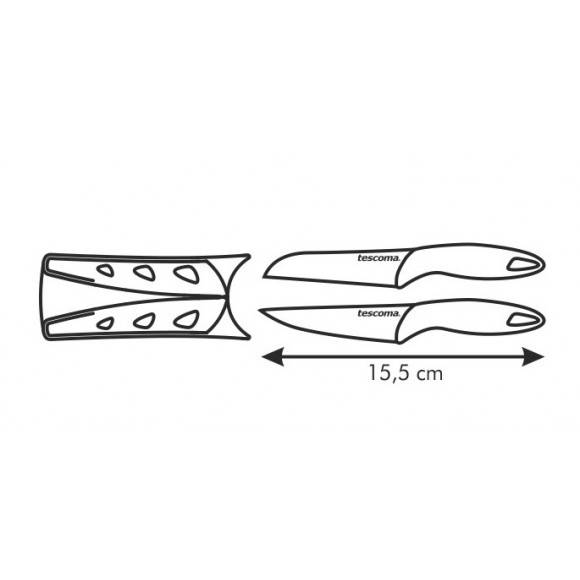 TESCOMA PRESTO Komplet mini noże 6 cm 2 elementy / 863000.00