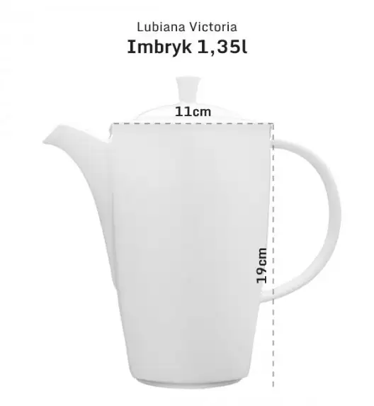 LUBIANA VICTORIA Imbryk 1,35 l + pokrywka 