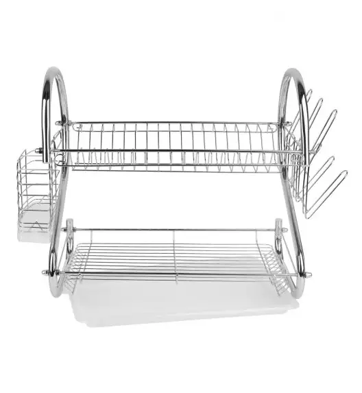 TADAR DŻETA Dwupoziomowa suszarka do naczyń / stal chromowana