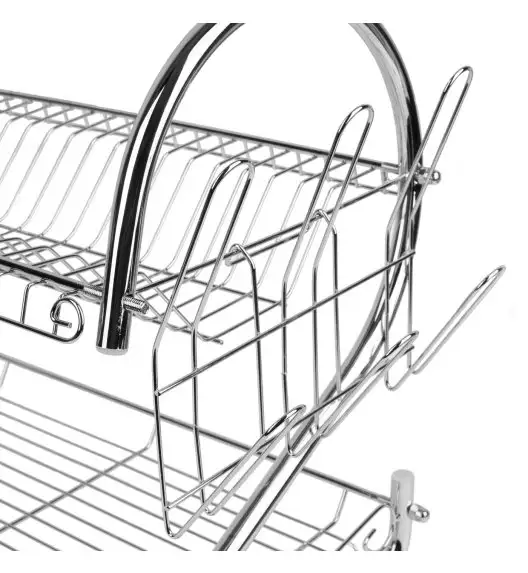 TADAR DŻETA Dwupoziomowa suszarka do naczyń / stal chromowana