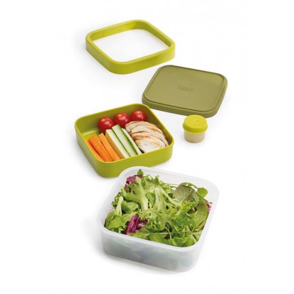 JOSEPH JOSEPH GoEat Lunch Box na sałatki 15 cm / zielony / tworzywo sztuczne