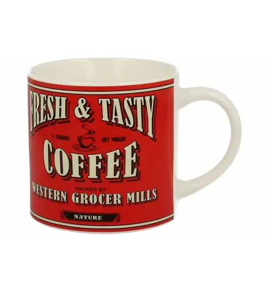 DUO COFFEE C Kubek z nadrukiem 430 ml. Porcelana wysokiej jakości.