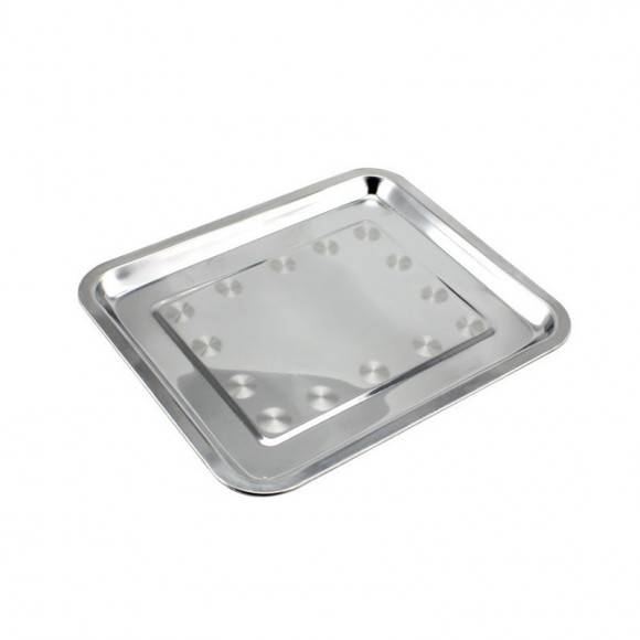 TADAR Taca gastronomiczna prostokątna 45 x 30 cm / stal nierdzewna 