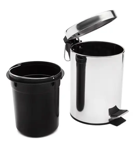 TADAR Stalowy kosz na śmieci 3 L