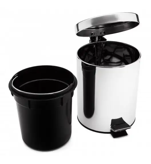 TADAR Stalowy kosz na śmieci 5 L