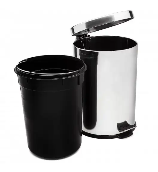 TADAR Kosz na śmieci 20 L / stal nierdzewna