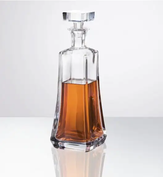 BOHEMIA AREZZO Karafka do whisky duża 700 ml - szkło kryształowe - CR4A500