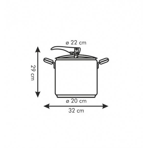 TESCOMA MAGNUM Szybkowar 8,5 l / stal nierdzewna / 701190.00