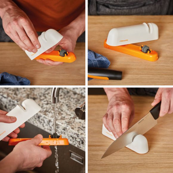 FISKARS FUNCTIONAL FORM 1014214 Ostrzałka do noży ROLL-SHARP / biała