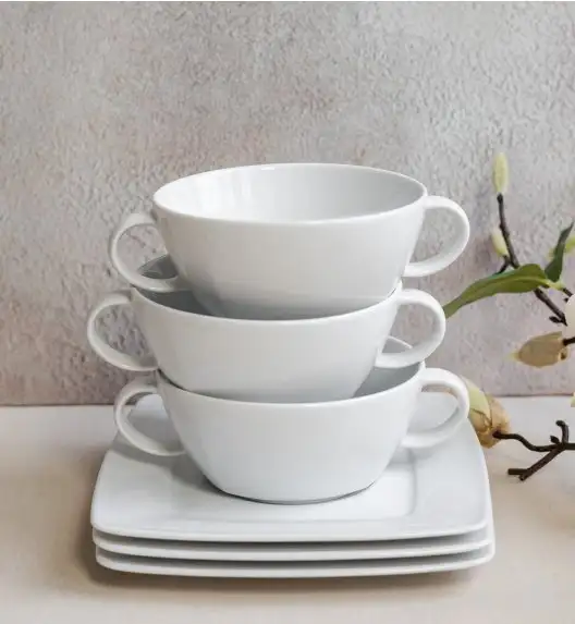 LUBIANA VICTORIA Serwis obiadowo-kawowy 50 el SM / 6 osób