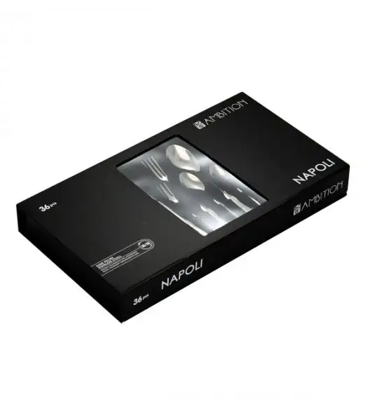 AMBITION NAPOLI Sztućce Komplet 36 el pudełko / 6 osób