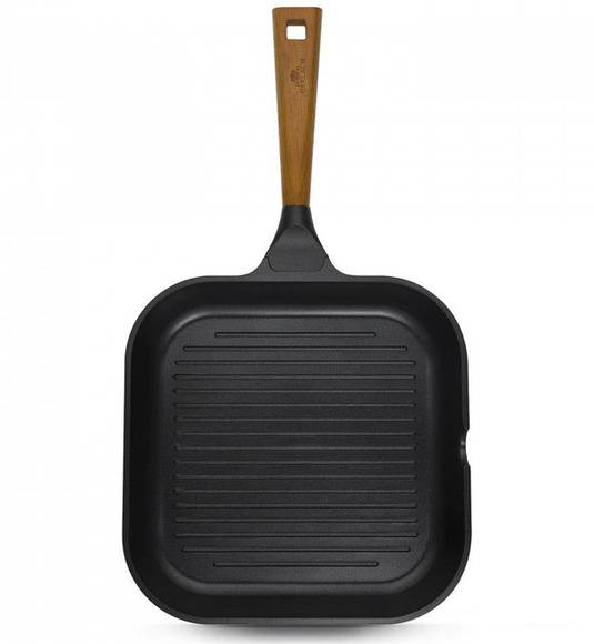 GERLACH NATUR Patelnia grillowa z powłoką ceramiczną ILAG® Non-Stick / 24 cm