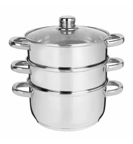 KönigHOFFER Garnek do gotowania na parze SENSO 22CM / 4ELEM INDUKCJA