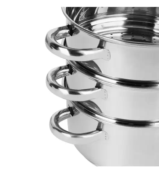 KönigHOFFER Garnek do gotowania na parze SENSO 22CM / 4ELEM INDUKCJA