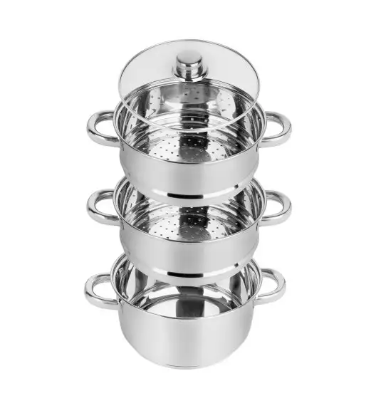 KönigHOFFER Garnek do gotowania na parze SENSO 22CM / 4ELEM INDUKCJA