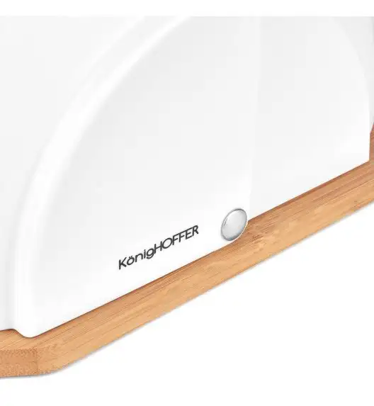 KÖNIGHOFFER GALAXY Chlebak akrylowy biały 37 cm / tworzywo sztuczne