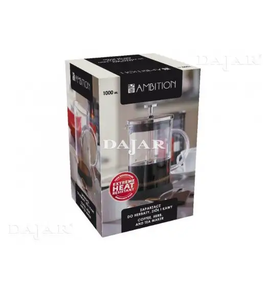 AMBITION RAFAELLA Zaparzacz do kawy 350 ml / szkło
