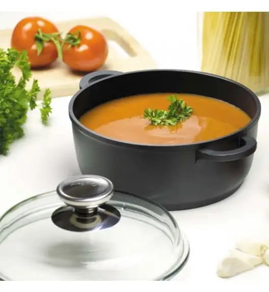 AMBITION TAURUS Garnek 4,5 l z pokrywką 24 cm / powłoka Teflon ® Platinum Plus