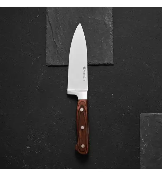 AMBITION TITANIUM Nóż szefa kuchni 15 cm / drewniana rękojeść