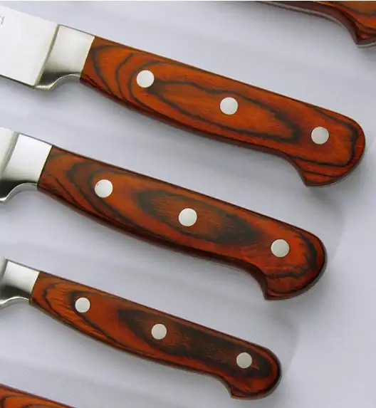 AMBITION TITANIUM Nóż kuchenny 13 cm / drewniana rękojeść