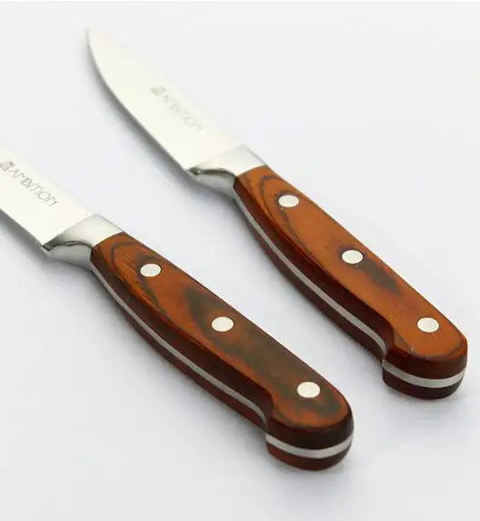 AMBITION TITANIUM Nóż kuchenny 13 cm / drewniana rękojeść
