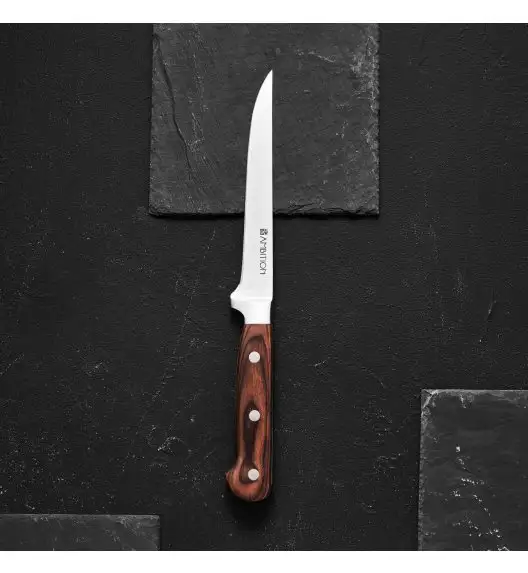 AMBITION TITANIUM Nóż kuchenny do filetowania 15 cm / drewniana rękojeść