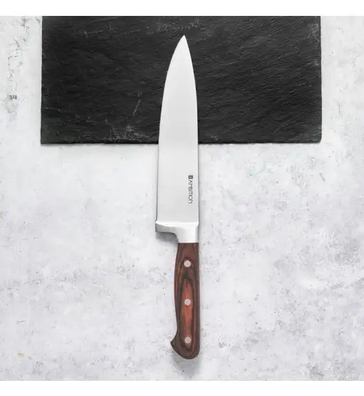 AMBITION TITANIUM Nóż Szefa kuchni 20 cm / drewniana rękojeść