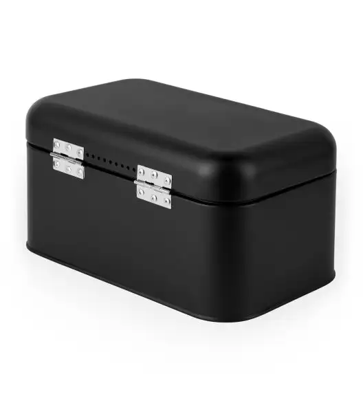 TADAR SALVADOR Chlebak z napisem 30,5 x 18 cm / czarny / stal nierdzewna