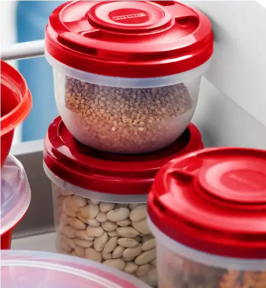 AMBITION FUSION FRESH Pojemnik do mikrofali 0,5 L czerwony / 698883