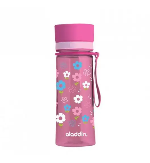 Ekologiczna butelka na wodę Aladdin Aveo dla dzieci różowa 0,35 l. - Wysoka jakość.