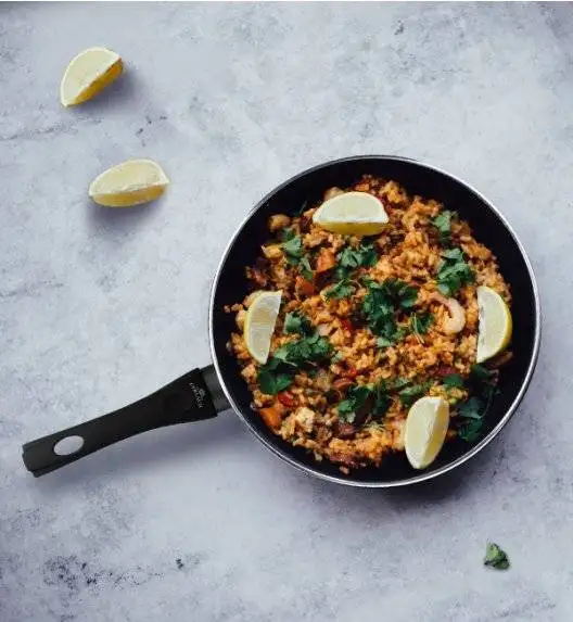 GERLACH HARMONY CLASSIC Patelnia 28 cm z pokrywką / powłoka ceramiczna ILAG / 2 elementy