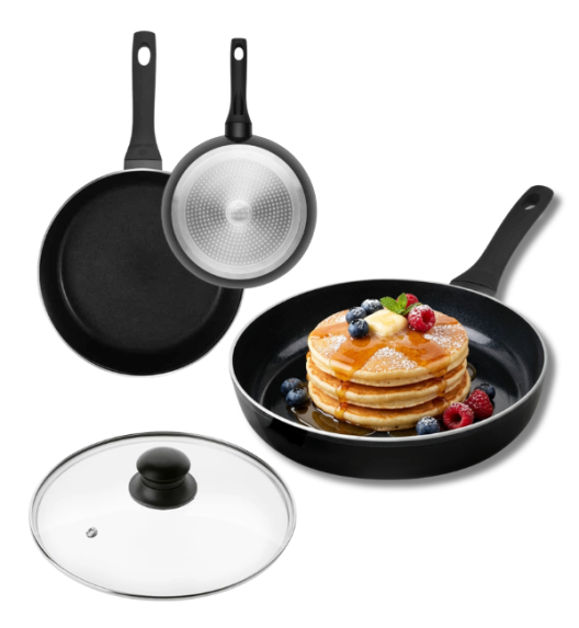 GERLACH HARMONY CLASSIC POŁYSK Patelnia z powłoką ceramiczną ILAG 20 cm z pokrywką / 2 elementy