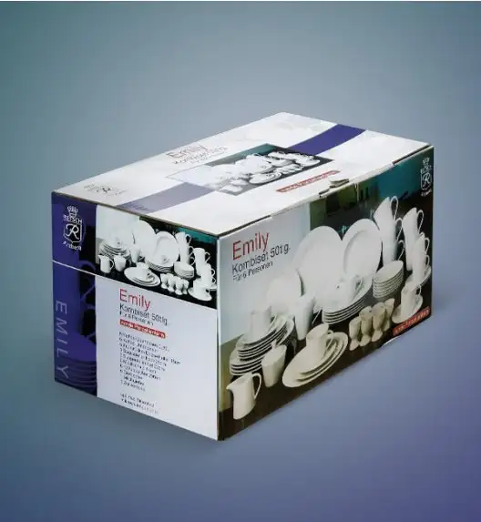 WYPRZEDAŻ! ARZBERG EMILY Niemiecki serwis obiadowo-kawowy 50 el / 6 os / porcelana