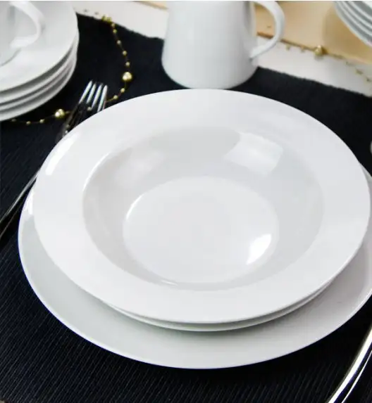 WYPRZEDAŻ! ARZBERG EMILY Niemiecki serwis obiadowo-kawowy 50 el / 6 os / porcelana