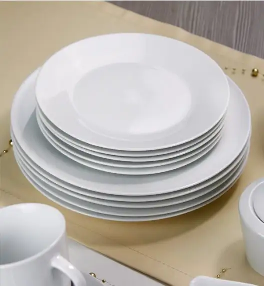 WYPRZEDAŻ! ARZBERG EMILY Niemiecki serwis obiadowo-kawowy 50 el / 6 os / porcelana