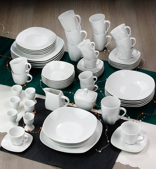 ARZBERG MERCURY Niemiecki serwis obiadowo-kawowy 124 el / 12 os / porcelana + GRATIS!