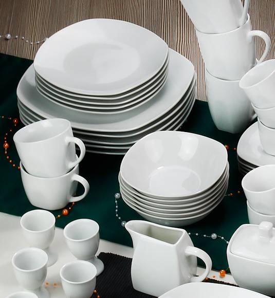 ARZBERG MERCURY Niemiecki serwis obiadowo-kawowy 124 el / 12 os / porcelana + GRATIS!