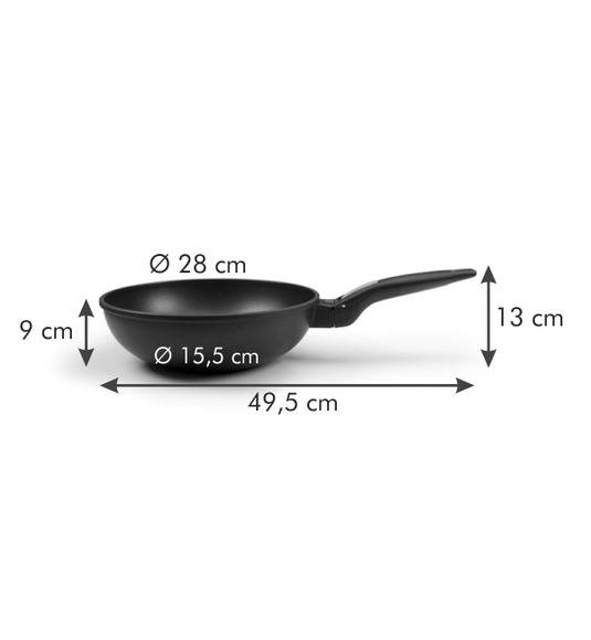 TESCOMA SmartCLICK Wok 28 cm z odłączaną rączką​ / powłoka antyadhezyjna VIDEO