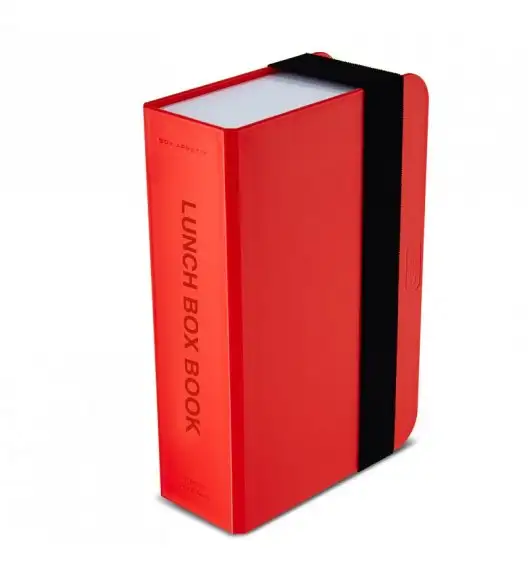 BLACK+BLUM Lunch Box w kształcie książki czerwony 400 ml / Btrzy