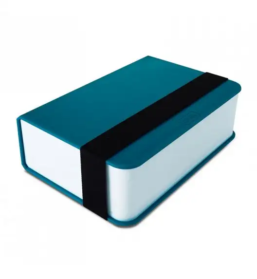 BLACK+BLUM Lunch Box w kształcie książki niebieski 400 ml / Btrzy